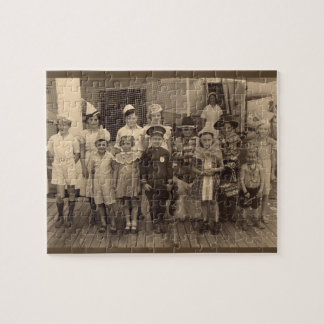 1935 childrens shipboard costume party jigsaw puzzle