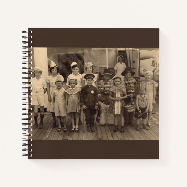 1935 childrens shipboard costume party notebook (Front)