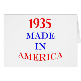 1935 Made in America Cards