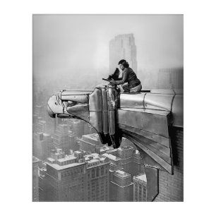 1935 MARGARET BOURKE NEW YORK CITY VINTAGE PHOTO ACRYLIC PRINT