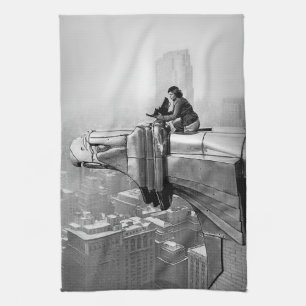 1935 MARGARET BOURKE NEW YORK CITY VINTAGE PHOTO KITCHEN TOWEL