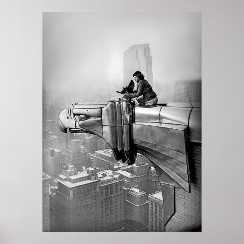 1935 MARGARET BOURKE NEW YORK CITY VINTAGE PHOTO POSTER