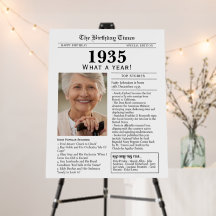 1935 Newspaper 90th birthday