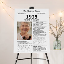 1935 Newspaper birthday