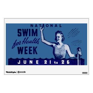 1935 Swim For Health Wall Decal