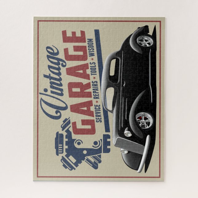1935 Vintage Garage Jigsaw Puzzle (Vertical)