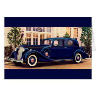 1936 blue Packard Cards