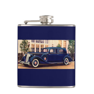 1936 blue Packard Flask
