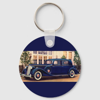 1936 blue Packard Keychain