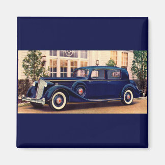 1936 blue Packard Magnet