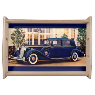 1936 blue Packard Serving Tray