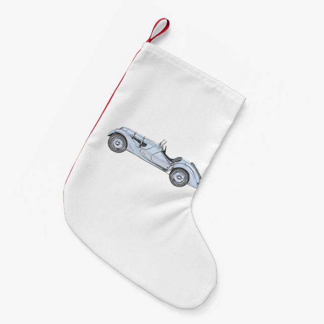 1936 BMW 328 SMALL CHRISTMAS STOCKING (Front (Hanging))