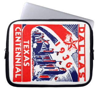 1936 Dallas Texas Centennial Laptop Sleeve