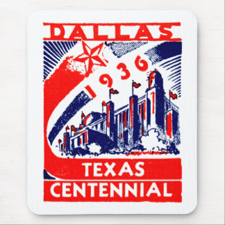 1936 Dallas Texas Centennial Mouse Pad