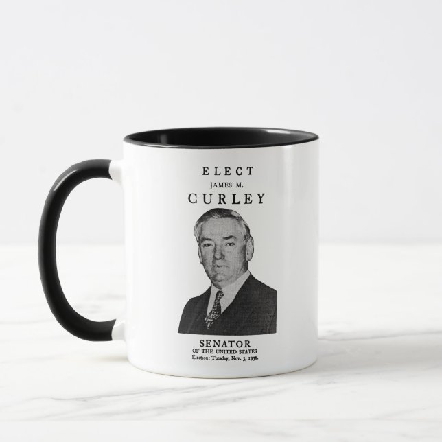 1936 Elect Curley to Congress Mug (Left)
