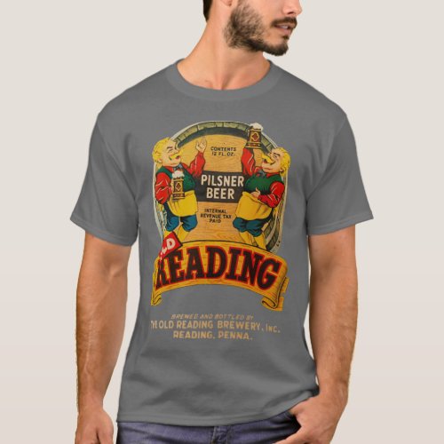 1936 Old Reading Pilsner Beer The Old Reading Brew T_Shirt