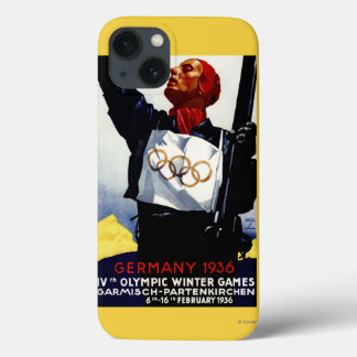 1936 Olympic Winter Games Advertisement Poster iPhone 13 Case