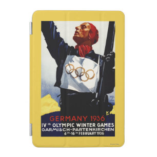 1936 Olympic Winter Games Advertisement Poster iPad Mini Cover