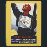 1936 Olympic Winter Games Advertisement Poster iPad Smart Cover<br><div class="desc">Bavaria,  Germany - 1936 Olympic Winter Games Advertisement Poster - Bavaria,  Germany  was created in 1936. This image depicts scenes from Bavaria,  Germany.</div>