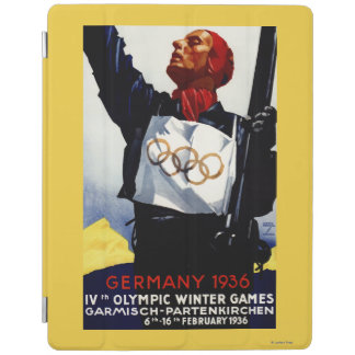 1936 Olympic Winter Games Advertisement Poster iPad Smart Cover