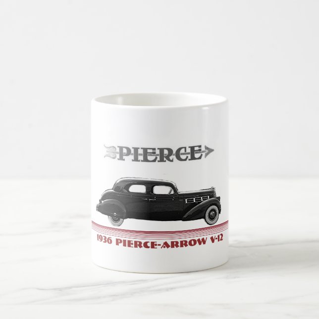 1936 PIECE-ARROW 12V AUTO COFFEE MUG (Center)