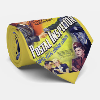 1936 Postal Inspector movie poster print Neck Tie