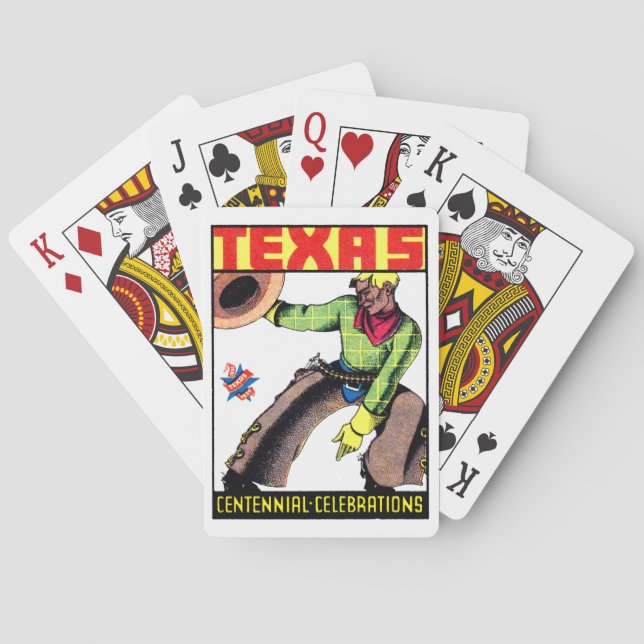 1936 Texas Centennial Poker Cards (Back)