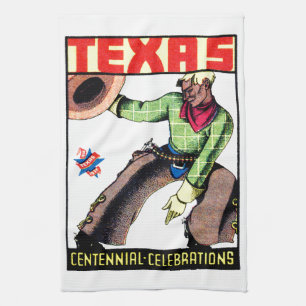 1936 Texas Centennial Towel