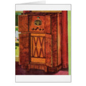 1937 console radio (Front)