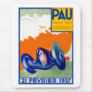 1937 Grand Prix Automobile de Pau Mouse Pad