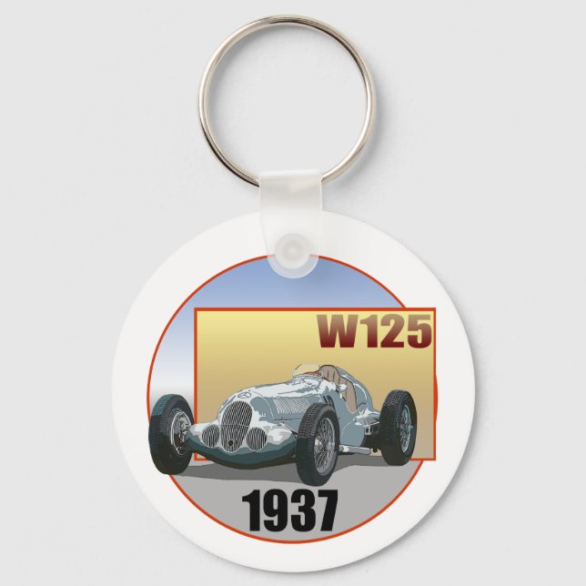 1937 Grand Prix Class W125 Keychain (Front)