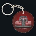 1938 CHEVROLET KEYCHAIN<br><div class="desc">A colorful classic 1938 Chevrolet</div>
