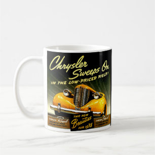 1938 Chrysler Sweeps On Coffee Mug