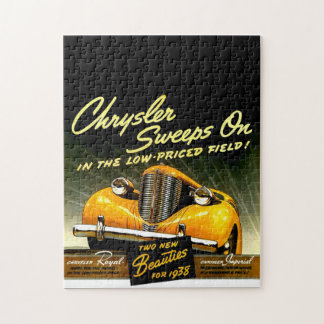 1938 Chrysler Sweeps On Jigsaw Puzzle