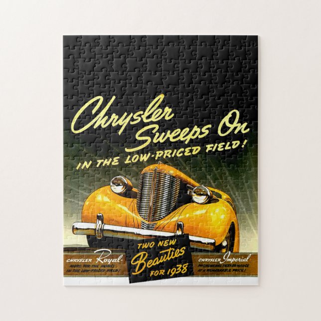 1938 Chrysler Sweeps On Jigsaw Puzzle (Vertical)