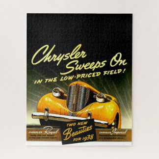 1938 Chrysler Sweeps On Jigsaw Puzzle