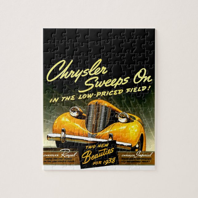1938 Chrysler Sweeps On Jigsaw Puzzle (Vertical)