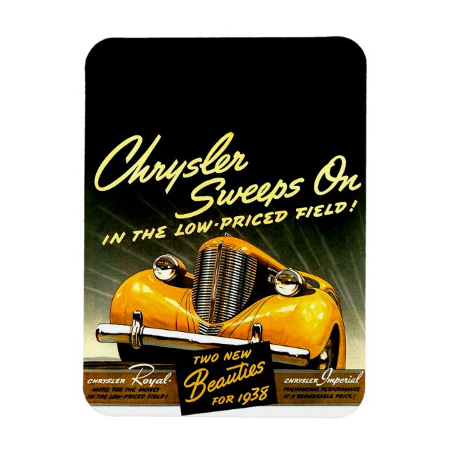1938 Chrysler Sweeps On Magnet (Vertical)