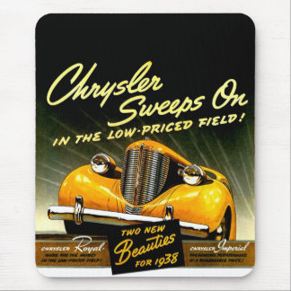 1938 Chrysler Sweeps On Mouse Pad