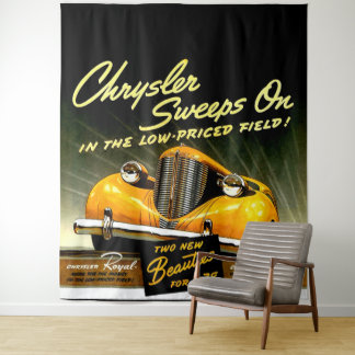 1938 Chrysler Sweeps On Tapestry