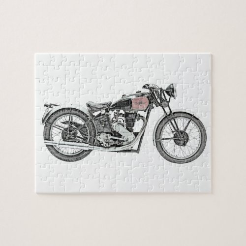 1938 Excelsior Warrior Motorcycle Jigsaw Puzzle