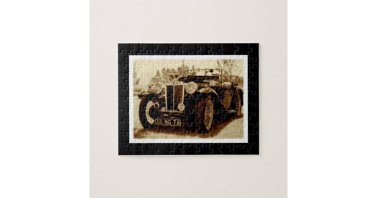 1938 MG TA JIGSAW PUZZLE Zazzle