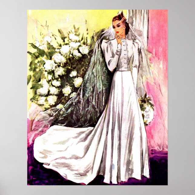 1938 wedding gown poster (Front)