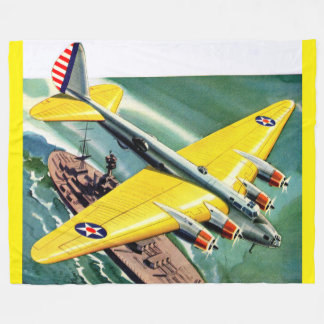 1939 Boeing 915 Fleece Blanket