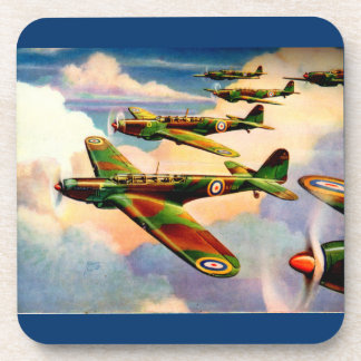 1939 British Fairey Junior Medium Bomber Beverage Coaster