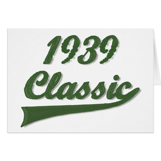 1939 Classic Cards (Front Horizontal)