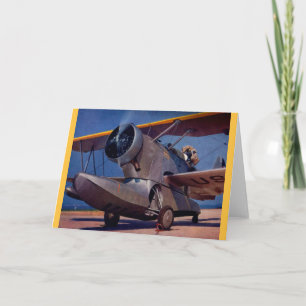 1939 Grumman F-2 aircraft Card