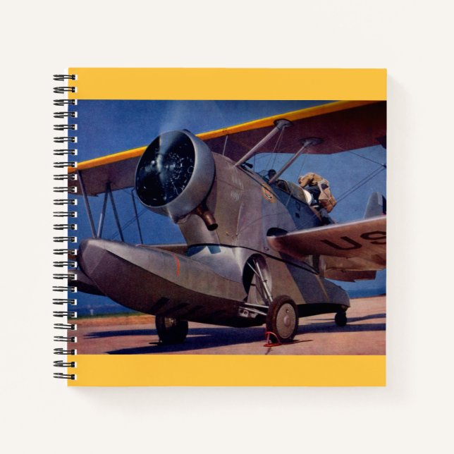 1939 Grumman F-2 aircraft Notebook (Front)