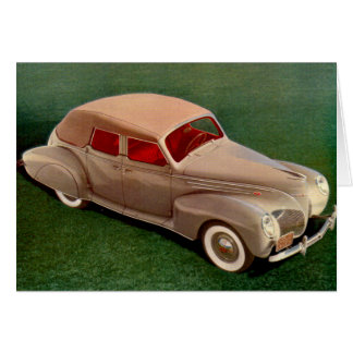 1939 Lincoln Zephyr Cards