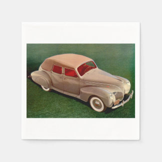 1939 Lincoln Zephyr Paper Napkins